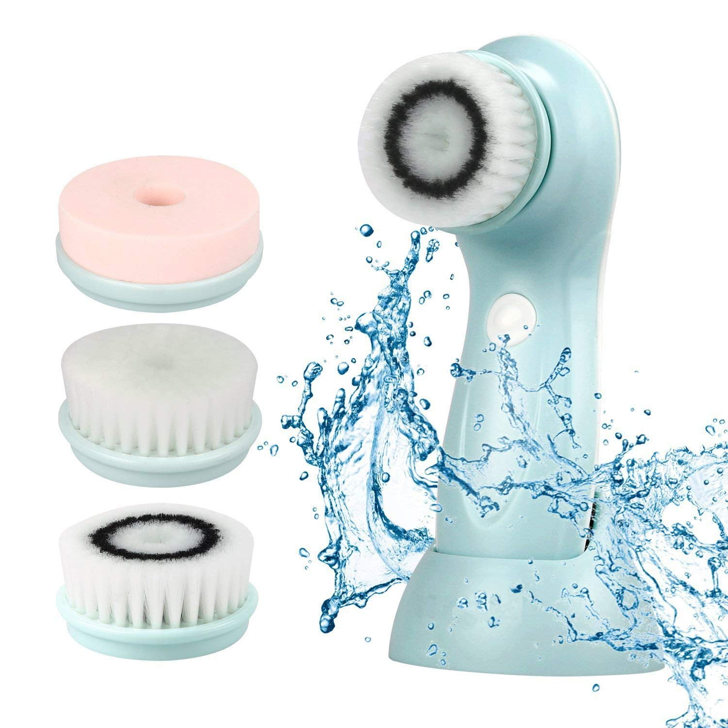 Mgaxyff Electric Facial Cleansing Brush, Fashion USB Rechargeable