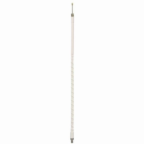 Accessories Unlimited AUT500-W 1,000W 5 ft. Heavy Duty 0.38 ft. x 24 in. Tune-Able Tip CB Antenna, White