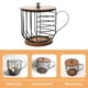 thumbnail image 4 of Cesta de almacenamiento de escritorio con forma de taza, cesta organizadora para el hogar con tapa, 4 of 6
