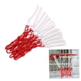 thumbnail image 3 of UPOUART Filet de Basketball en Nylon Rouge Haute Densité de Remplacement pour Usage Intérieur Extérieur, 3 of 6