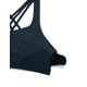 thumbnail image 4 of Sostén CRZ YOGA sin aros con copas acolchadas, escote en V y tiras, talla grande, azul marino, 4 of 4