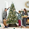 thumbnail image 6 of Best Choice Products 9ft Pre-Lit Frosted Scotch Pine Christmas Tree w/ 2,020 Branch Tips, 600 2-in-1 LED Lights, 6 of 10