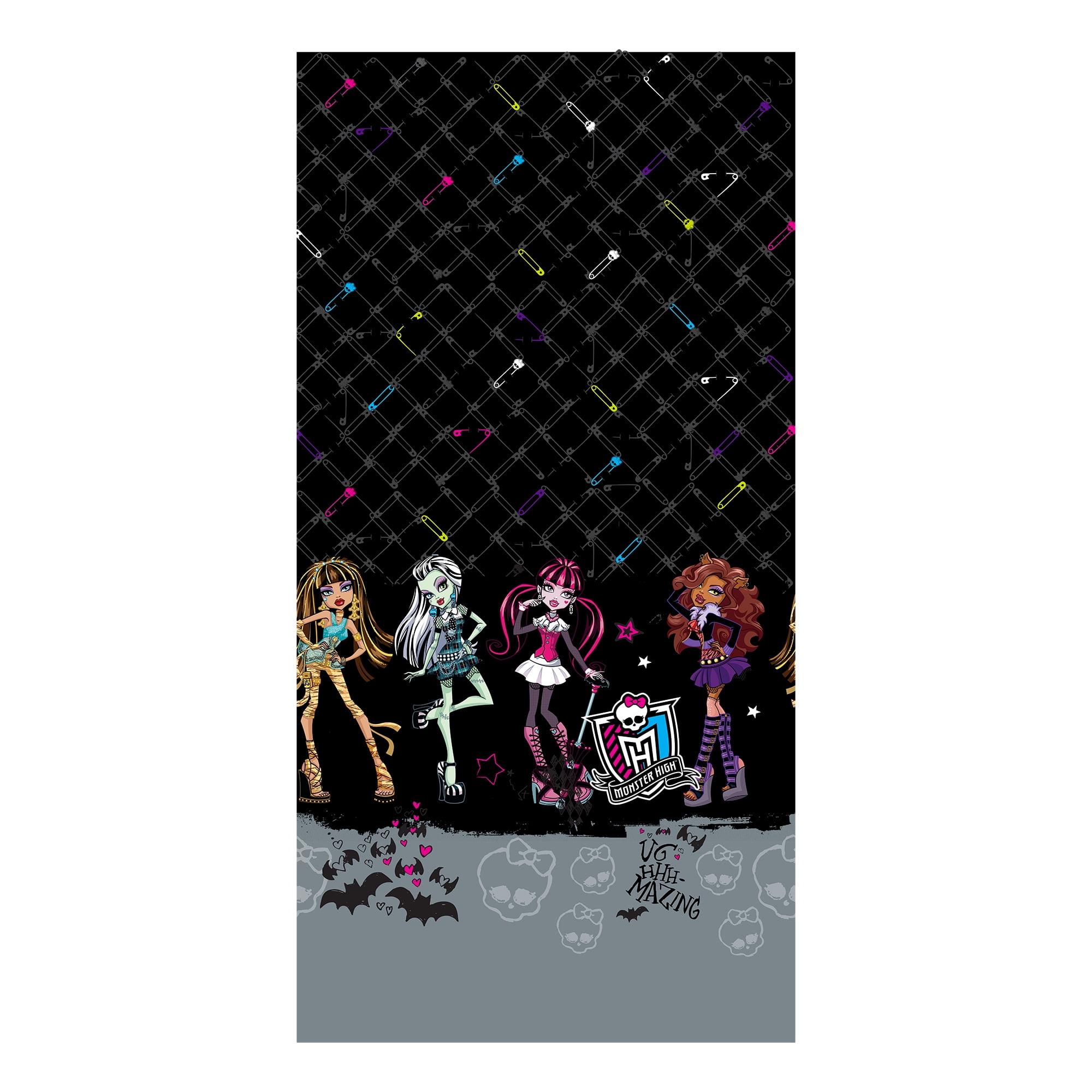 Monster High Pins And Needles Girls Bedroom Curtain Panel 63