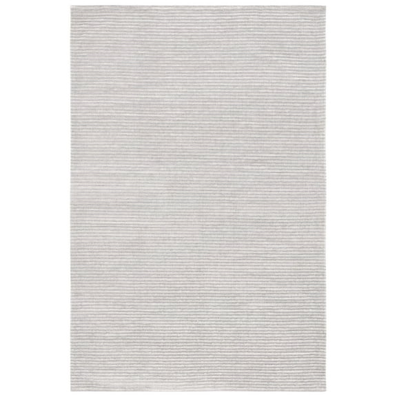 SAFAVIEH Audrey Mirjana Striped Area Rug, Ivory/Grey, 8' x 10'