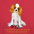 thumbnail image 3 of CafePress - Cavalier King Charles Spaniel Valentine Dark T Shi - Men's Classic Graphic Cotton T-Shirt, 3 of 4