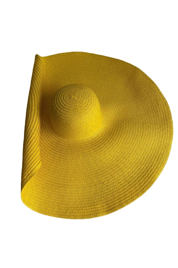 Holiday Summer Empty Top Hat Outdoor Beach Oversized Straw Hat Sunscreen Sun Visor Hat Must Have Item for Women Girl