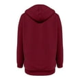 thumbnail image 7 of Sopiago Zip Up Hoodie Women Long Sleeve Sweatshirts Fall Outfits 2024 Oversized Hoodies Casual Fashion Jackets Wine,2XL, 7 of 7