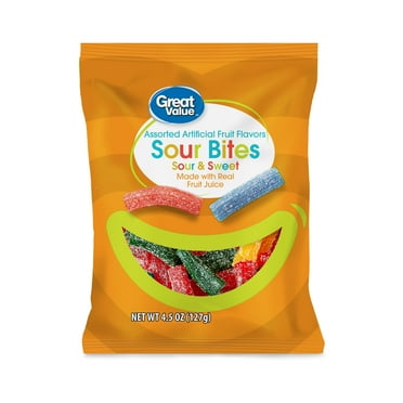 Great Value Sour Gummy Bites, 4.5 oz