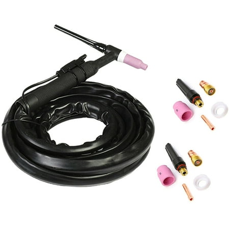 

Wp17 150A TIG Torch 1M Complete Flexible Head Cooling W Consumables