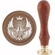 thumbnail image 1 of 1PC Brass Sealing Wax Seal Stamp Removable Wood Handle Bee Pattern 30mm, 1 of 5