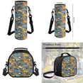 thumbnail image 7 of Uorisanigo Cartoon Dinosaur School Bag Backpack with Lunch Bag Water Bottle Sleeve and Pencil Case 4 Pcs Set Schoolbag with Padded Straps 17 inch Large Capacity, 7 of 7