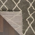 thumbnail image 5 of Nourison Geometric Shag Tribal Silver 5'3" x 7'3" Area Rug, (5x7), 5 of 9