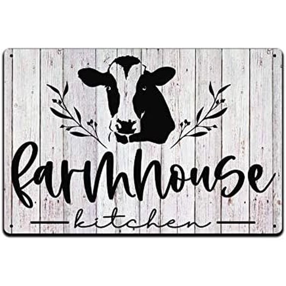 Farmhouse Kitchen Tin Sign, Funny Bathroom Home Décor Sign, Bar and Office, Garage Sign, Home Decor, Man Cave Sign, 8-inch by 12-inch Sign Rust Resistant Indoor or Outdoor Made from Aluminum | TS554