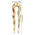 thumbnail image 2 of Qumonin 3pcs Hair Forks Women French Hairpins U Shape Hair Bun Pins Vintage Hair Sticks Hair Accessories, 2 of 6