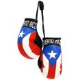 thumbnail image 1 of Puerto Rico Country Flag Mini Boxing Gloves To Hang On Car Mirror, 1 of 2