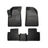 Husky Liners by RealTruck Weatherbeater | Compatible with 2014 - 2015 Jeep Cherokee - Front & 2nd Row Liner - Black, 3 pc. | 99031