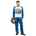 thumbnail image 4 of Ihaphap 2025 We Are Family Bears Plus Size Blue Family Christmas Matching Pajamas Set, 4XL-Men, 4 of 6