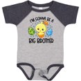 thumbnail image 3 of Inktastic Easter I'm Gonna Be a Big Brother with Green and Blue Eggs Boys Baby Bodysuit, 3 of 5