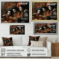thumbnail image 4 of Designart "Kabuki Theatre Japon wall art II" Japan Art Floater Framed Wall Decor, 4 of 7