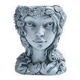 WQJNWEQ Flowerpot Home Head Planter Face Flower Pot Decorative Girl