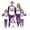 #04Purple Halloween Pumpkin Face Ghost, variant on Family Matching Pajamas Halloween Festival 2 Piece Sets Casual Sleepwear Nightwear Long Sleeve Funny Novelty Pumpkin Ghost Fashion Holiday Family Pajamas Baby 12-18 Months