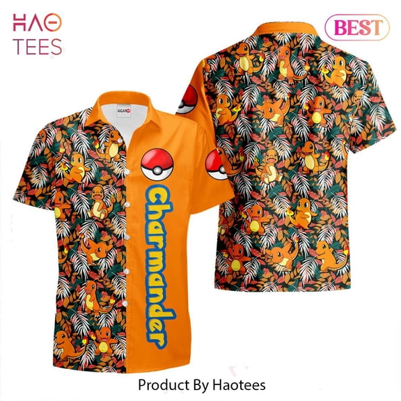 BEST Charmander Hawaiian Shirts Custom Anime Merch Clothes for Men Women Hot Trend 2023
