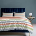 thumbnail image 3 of Colorful Stripes Duvet Cover Set Themed Multicolor Polyester Bedding Set for Bedroom Decoration, 3 of 6
