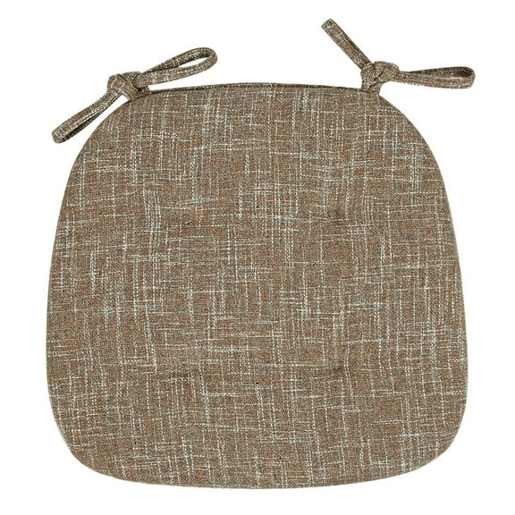 Non- Seat Cushions for Kitchen Chairs - 17"x16"x2" Dining Chair Pads with Ties - Machine Washable Covers for Wooden/Metal Chairs - Indoor/Outdoor Comfort for Home & Office