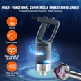 thumbnail image 2 of KFFKFF Professional Stick Blender, 750W, 16-Inch, Durable Handheld Mixer, Adjustable Speed, Stainless Steel Blade, Versatile for Soups, Smoothies, Purees, and Infant Meals, 2 of 9