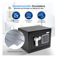 thumbnail image 4 of Caja Fuerte Digital Premium de Acero 23 x 17 x 17 cm SereneLife, Almacenamiento Seguro para Efectivo, Documentos y Joyería, Acceso Electrónico y Mecánico, Incluye 2 Llaves y Baterias, 4 of 8