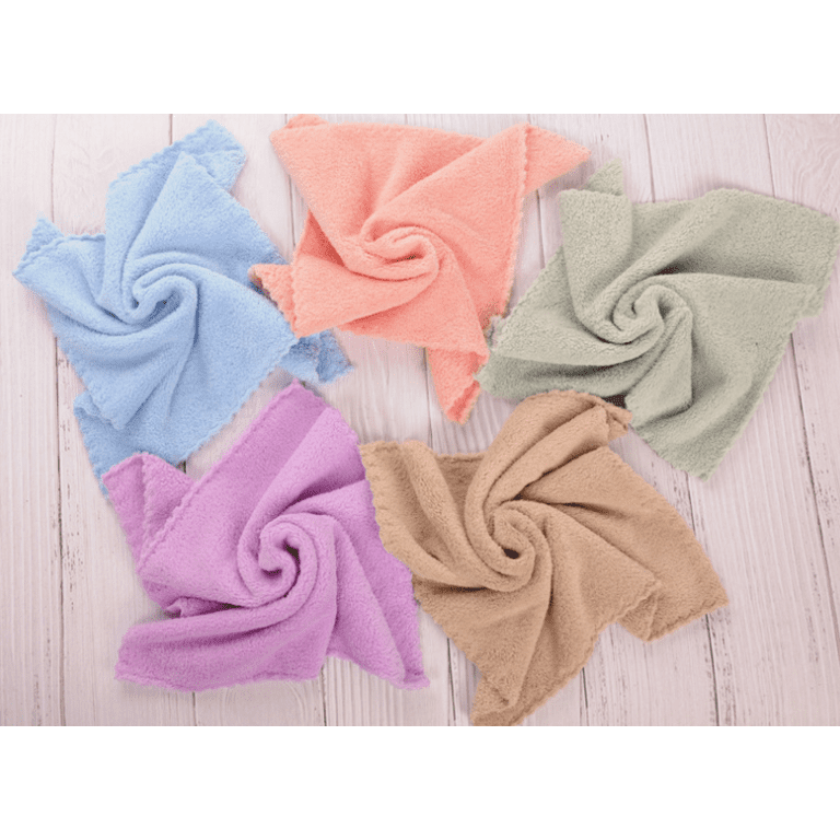 3PCS Kitchen Dishcloths - Does Not Shed Fluff - No Odor Reusable Dish  Towels, Premium Dish cloths, Super Bamboo Fiber Cleaning Cloths, Nonstick  Oil Washable Fast Drying Random Color 