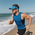 thumbnail image 6 of Breathable Mesh Sun Visor for Men Women - Quick Dry Sports Empty Top Hat for Running Golf Tennis, 6 of 6