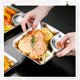 thumbnail image 5 of Stainless Steel Snack Plate With Vinegar Bowl Dumpling Plate Restaurant Compartment Fruit Plate, 5 of 5