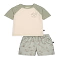 thumbnail image 1 of By  Toddler Boy Rashguard and Swim Trunks Set  12M-5T, 1 of 9