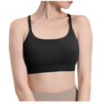 thumbnail image 2 of Womens Sports Bras Sports Bra Vest Push-Up Yoga Fitness Sports Bra With Removable Chest Pad Comfortable Bras for Women Black L, 2 of 6
