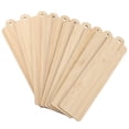 thumbnail image 3 of 10pcs Wood Blank Bookmarks Unfinished Wood Tags Creative Wooden Craft Bookmarks, 3 of 8