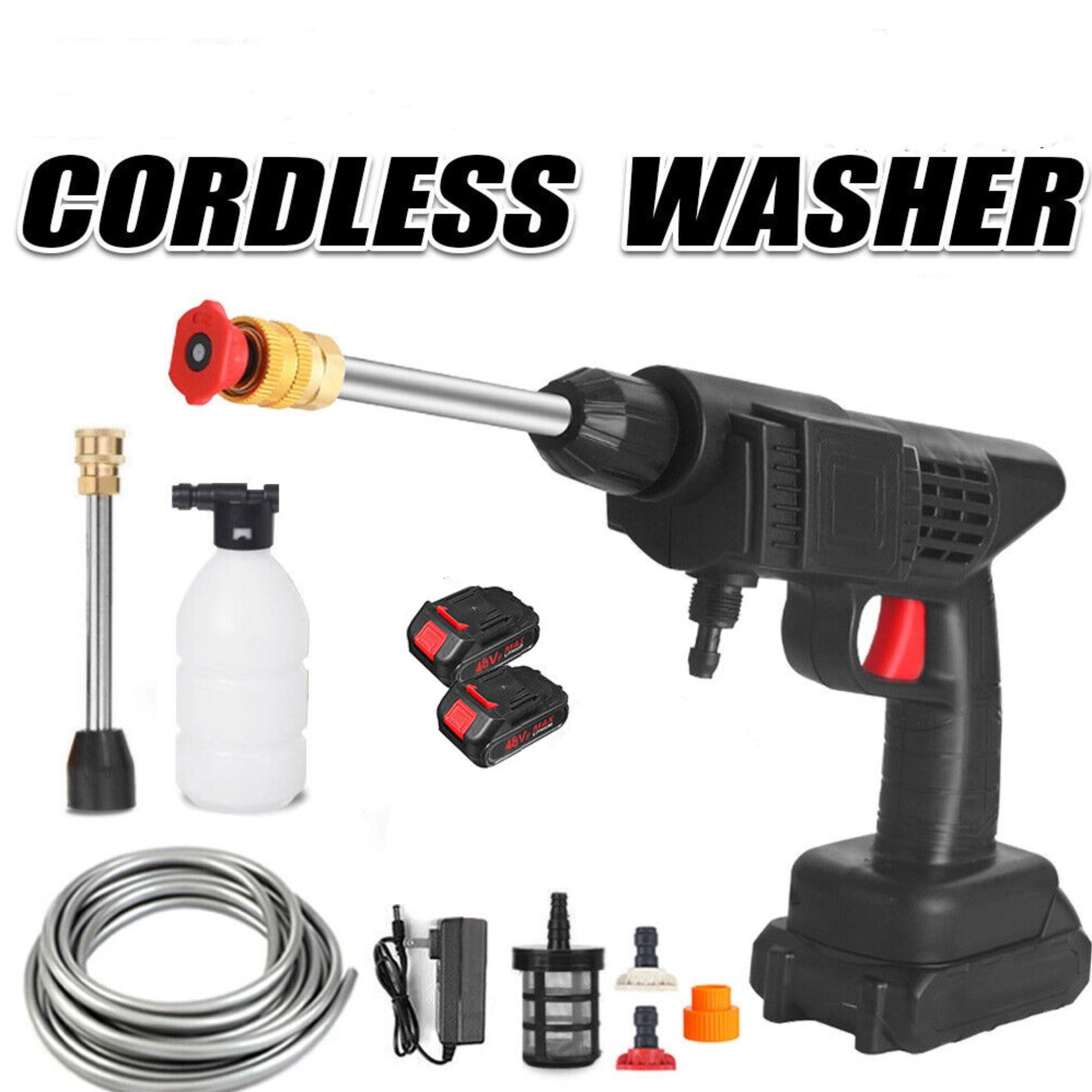Cordless Pressure Washer Portable Car Power Washer — DayPlus