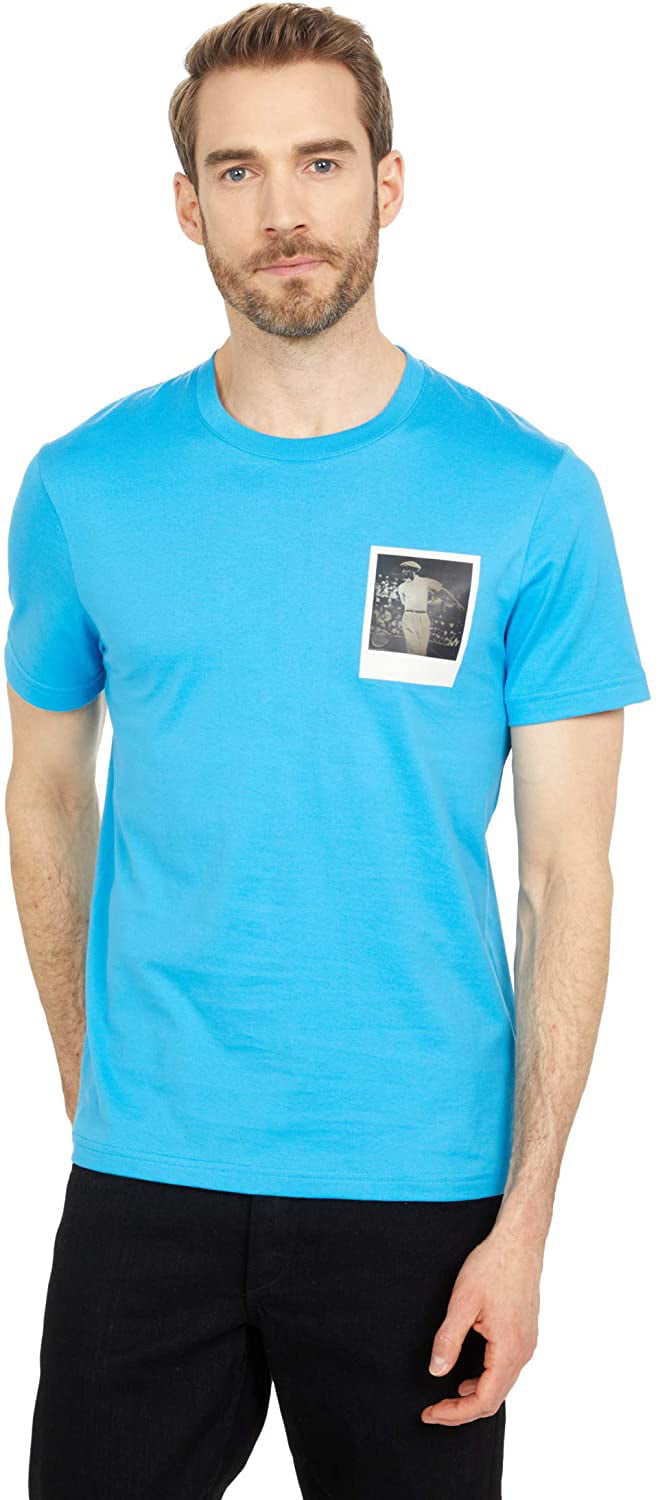 Lacoste Short Polaroid Picture T-Shirt X-Large Fiji Blue Walmart.com
