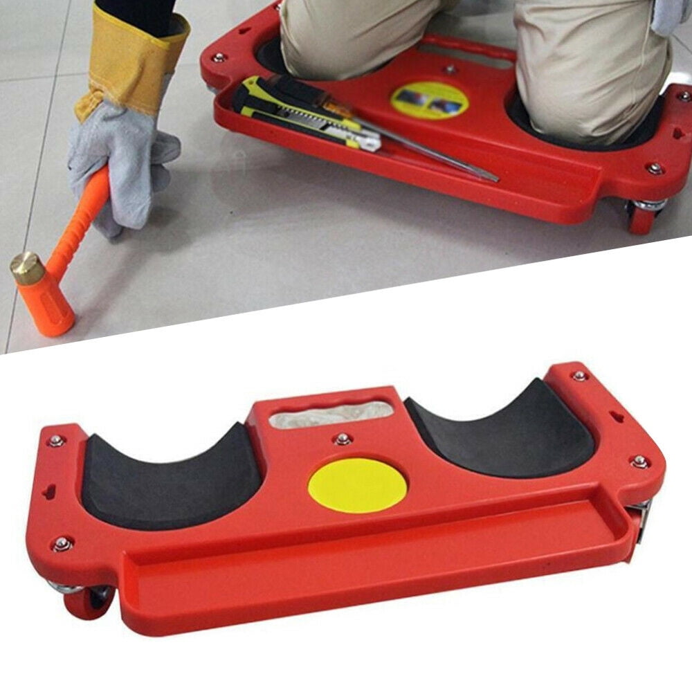 Rolling Wheeled Knee Pads Platform Wheels Workers' Laying Tiles Tools Knee Pad 19.8"