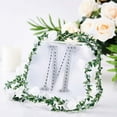 thumbnail image 2 of Efavormart 6" Letter M Silver Self-Adhesive Rhinestone Number Stickers for DIY Crafts, Handicraft Art, Graduation Cap Decorations Birthday Party, Wedding Alpha-Numeric stickers, 2 of 11