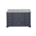 thumbnail image 6 of Harper 60" Single Bathroom Vanity with Marine Gray and Carrara Marble Top, 6 of 7