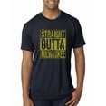 thumbnail image 1 of Straight Outta Milwaukee MIL Fan | Fantasy Baseball Fans | Mens Sports Premium Tri Blend T-Shirt, Vintage Navy, Large, 1 of 4