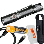 Fenix PD35 v3.0 Flashlight with USB Rechargeable Battery and Lumentac Battery Case