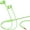 Green, variant on Wired Stereo Earbuds with Microphone - Ear Buds Extra Long Cord Headphones for Android, 3.5mm Jack, 47in Tangle-Free Cable