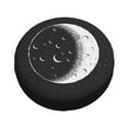 thumbnail image 4 of PUREYAH Vintage Moonlight Monochrome Rv Spare Tire Cover, Wheel Covers Protectors Universal Fit for Camping Travel Trailer Truck 16 inch, 4 of 6