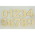 thumbnail image 2 of 1 Pc, 5 Inch X 1/8 Inch Wood Numbers 9 In The Arial Font Great For Craft Project & Different Decor, 2 of 3
