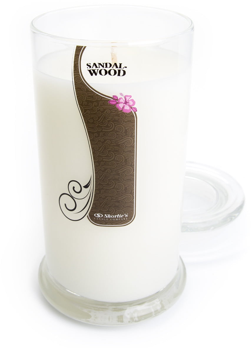 Pure Sandalwood Candle Large White 16.5 Oz. Highly Scented Jar Candle