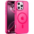 thumbnail image 1 of Funda de teléfono Newfuture diseñada para iPhone 16 Pro Max, color rosa intenso, 1 of 7