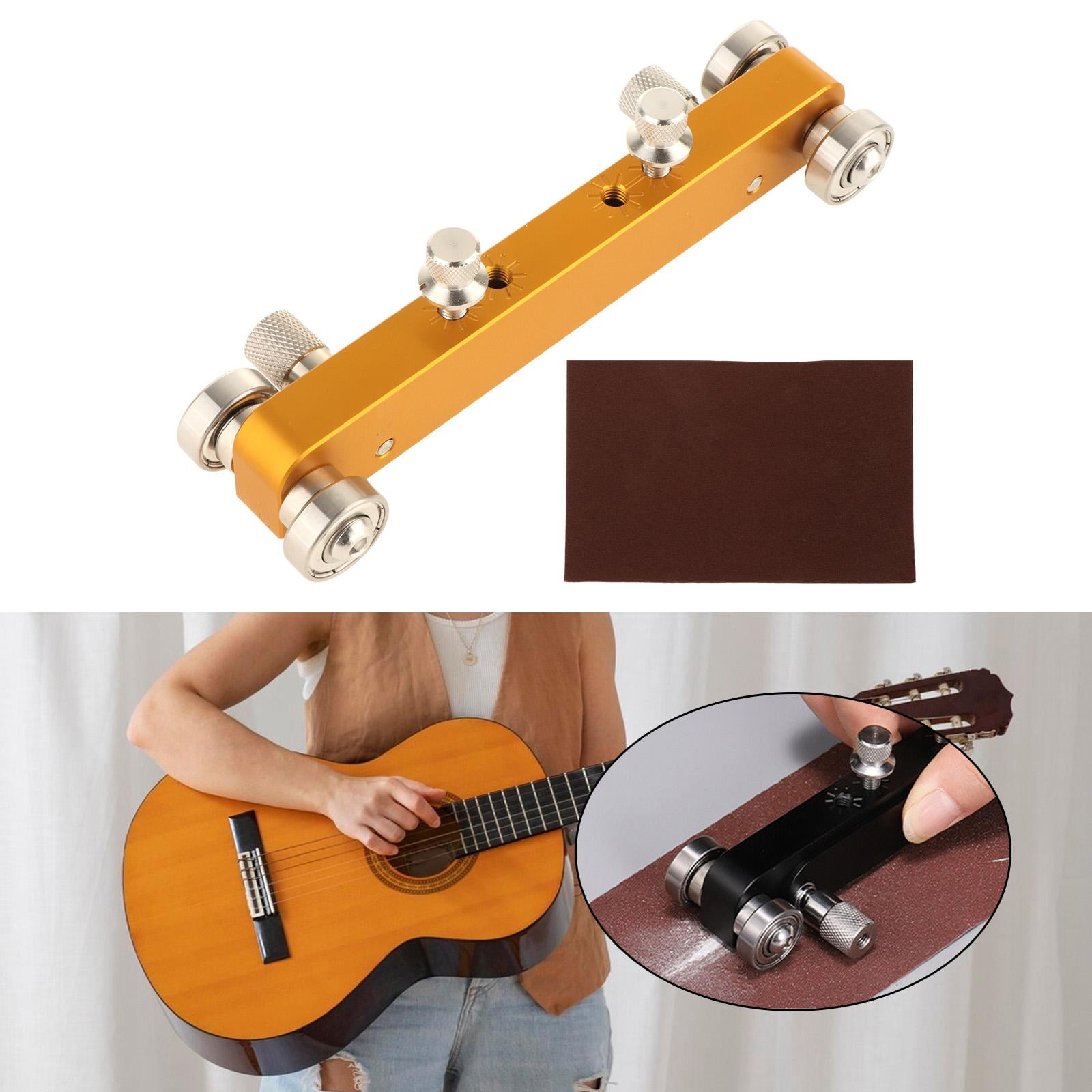 Luthier Guitar Tool Bridge Nut Sander Aluminum Alloy Precision for Electric Acoustic Classical Repairs