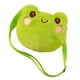 thumbnail image 3 of Bolso bandolera ligero con cremallera y forma de animal para regalar. Verde rana, 3 of 9